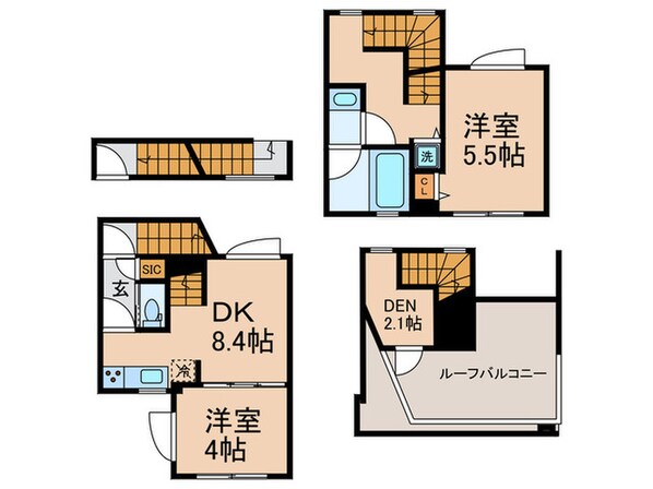 AGRATIO　TERRACE　恵比寿の物件間取画像